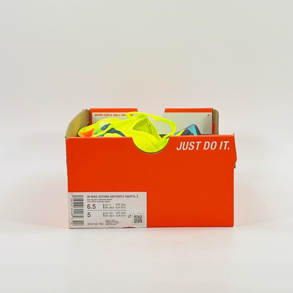 Nike Women's ZoomX Vaporfly Next% 3 'Volt' DV4130-700 Multi Size - Picture 10 of 12